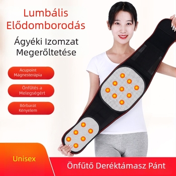 Felnőtt önmelegítő deréköv, lumbális támasztással, lélegző