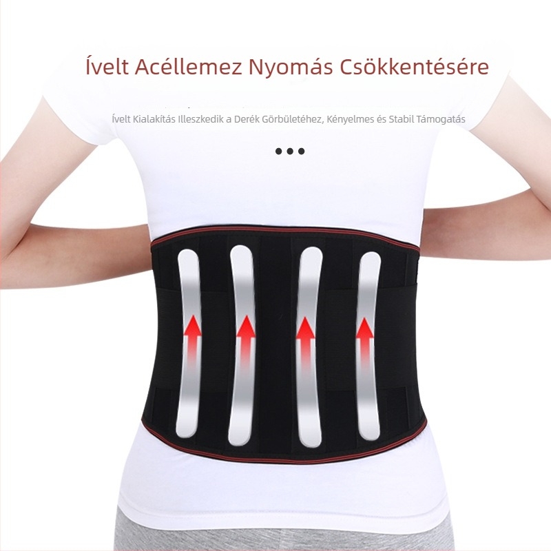 Felnőtt önmelegítő deréköv, lumbális támasztással, lélegző