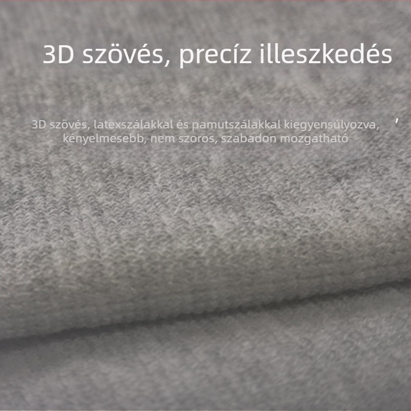 Téli térdvédők fleece-béléssel, vastag anyagú, négyrészesen elasztikus bambusz-szén kötésű