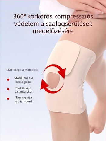 Vékony térdvédő nőknek és férfiaknak meniszkusz-sérüléssel, futáshoz és ízületekhez, professzionális patella védő, könnyű változat