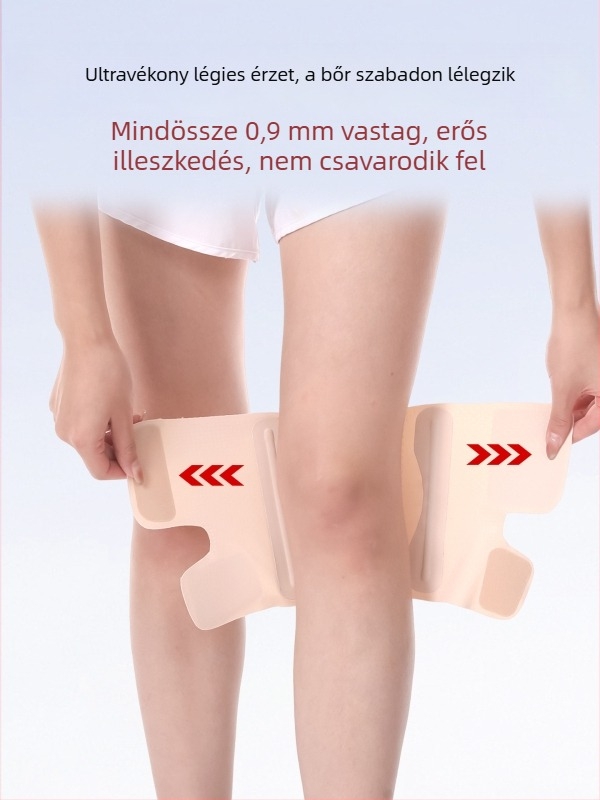 Vékony térdvédő nőknek és férfiaknak meniszkusz-sérüléssel, futáshoz és ízületekhez, professzionális patella védő, könnyű változat
