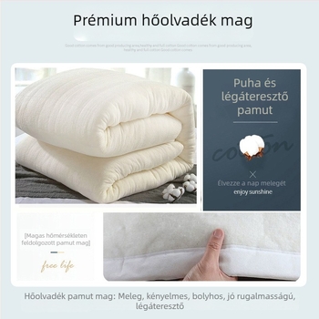 100% pamut téli vastag paplan töltettel, egyszemélyes méret, ideális szállásra