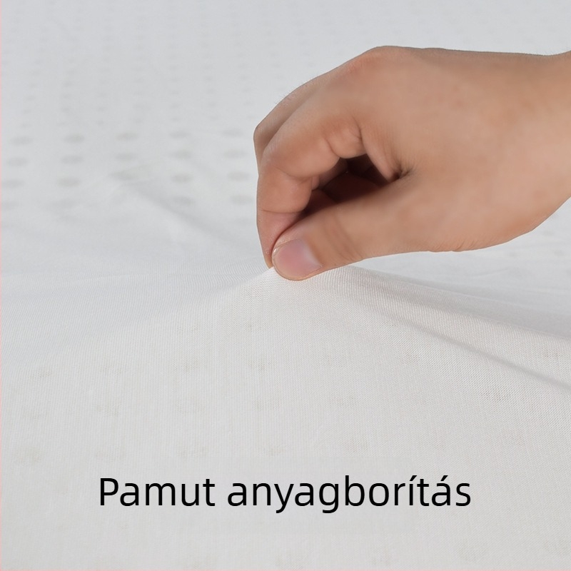 Latex matrac belső huzat zippzárral, egyszínű jersey védőhuzat, hálós anyagú memóriahabos matracokhoz