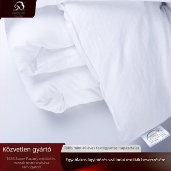 Négy évszakos paplan kémiai rostból, kefével kezelt felülettel és standard töltettel