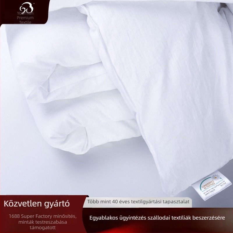 Négy évszakos paplan kémiai rostból, kefével kezelt felülettel és standard töltettel