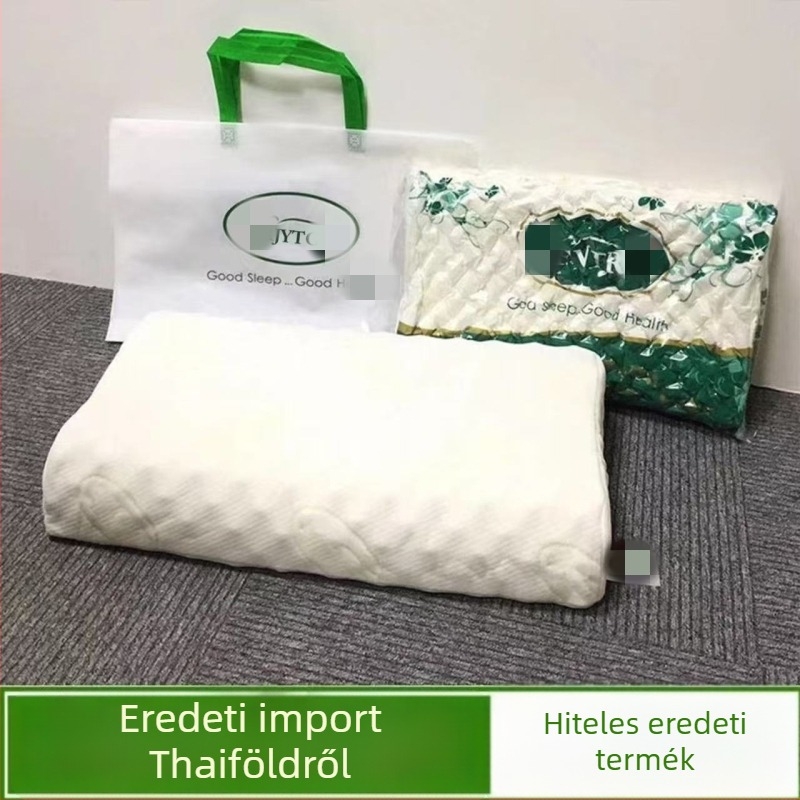 Természetes latexből készült nyaki támasztó masszázspárna magja, téglalap alakú párna felnőtteknek