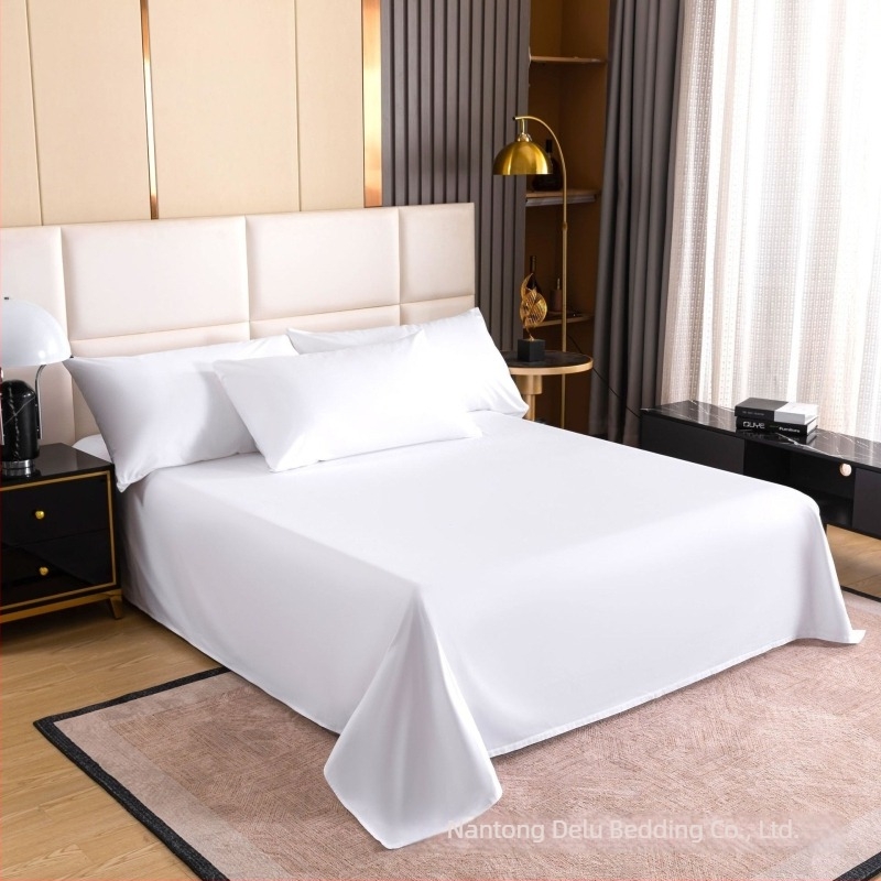100% pamut hotel-ágynemű, négy részes készlet, paplanhuzat és párnahuzatok rojtokkal