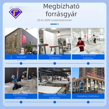 Szatén párnahuzat szállodák és vendégházak számára, fehér