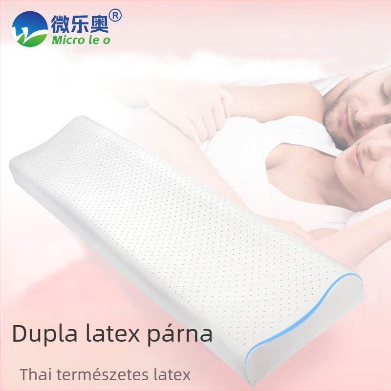 Természetes latex nyaki párna, 1,5 m hosszú, felnőtteknek és pároknak