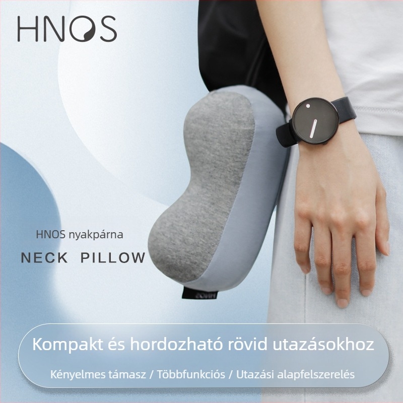 H.nos/Sinos Doudou nyakpárna – U alakú, memóriahabos töltettel, összecsukható, utazáshoz, hordozható
