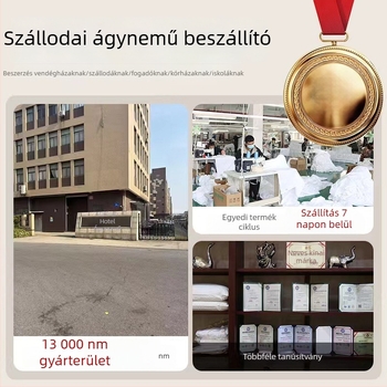 Xduo Négy évszakos ágyneműkészlet, 60 szál, 100% pamut, fehér szatén, hotel használatra