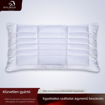 Szállodai hajdinás párna 100% pamut maggal