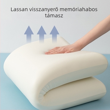 Memóriás hab nyakpárna, hotel-stílus, nyomásmentes, lassú visszaalakulás