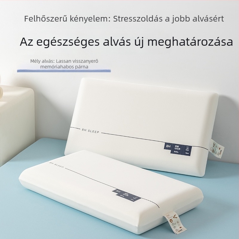 Memóriás hab nyakpárna, hotel-stílus, nyomásmentes, lassú visszaalakulás