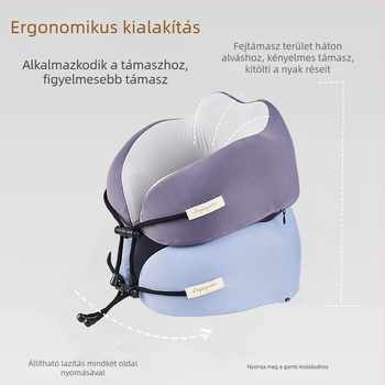 U alakú memóriahab nyakpárna 360° támogatással és kényelmes körbefogással