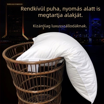 Ultra-soft alvópárna, hotelminőségű, mikroszálas töltet, ölelő érzet, lassú visszapattanás, egy darab
