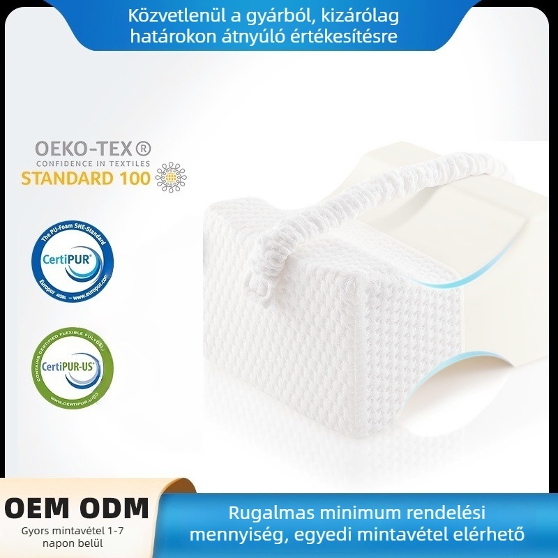 Memóriahabos láb párna oldalra történő alváshoz, térd támogatás és végtagok emelése