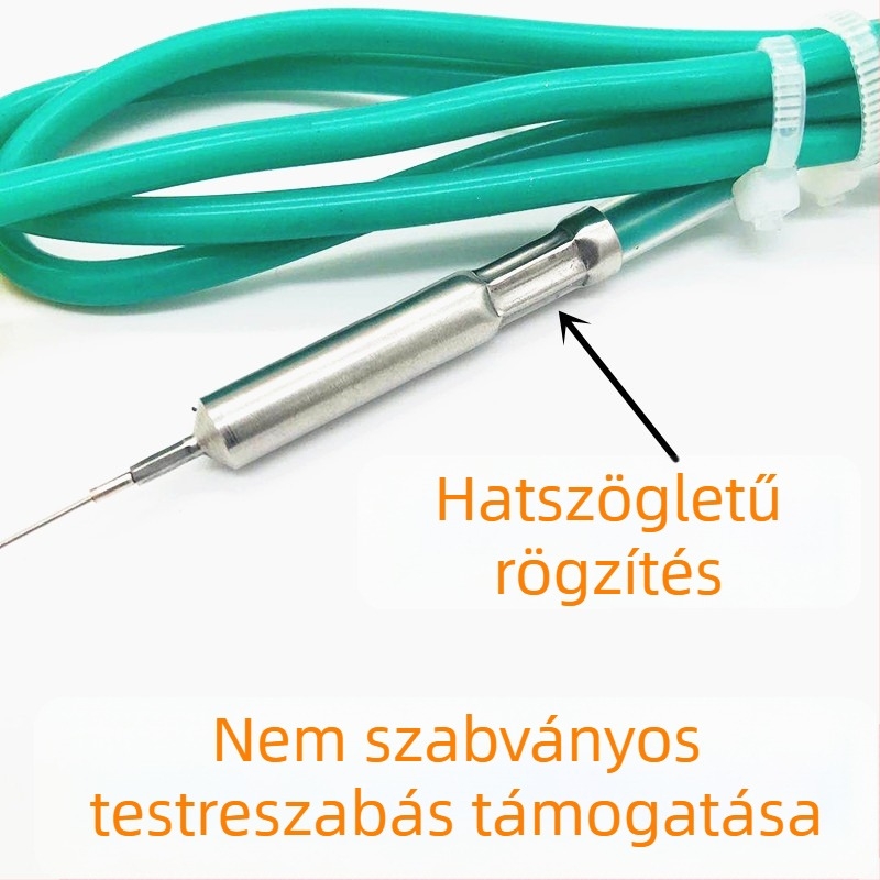 K-típusú páncélozott hőelem zöld szilikon szigeteléssel, hőmérséklet-szenzor és mérőzónás, pontos hőmérséklet-mérés