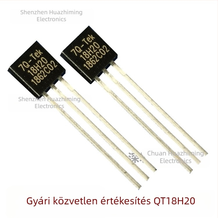 QT18H20 digitális hőmérséklet-érzékelő IC, 7Q-TEK hétmagos, nagy pontosságú ±0,1°C
