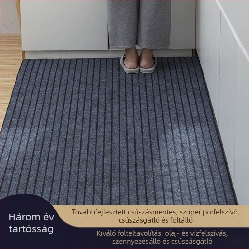Hosszú konyhai padlószőnyeg, csúszásmentes, olaj- és vízálló, bejárati szőnyeg, szennyeződésálló