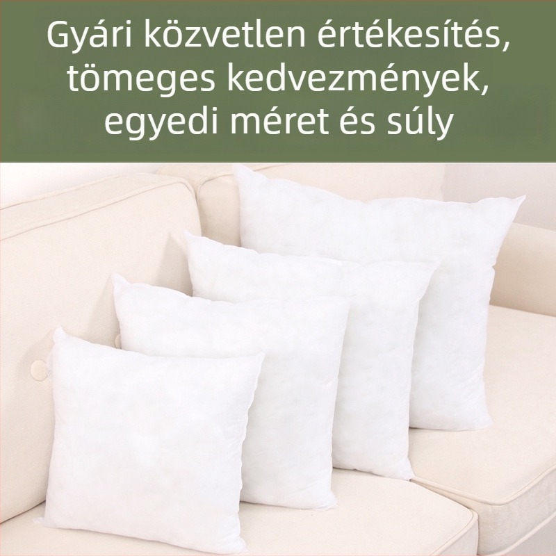 Nem szövött párnatöltőmag, egyedi csomagolású kanapé párna belső, 400PP pamut töltőanyag