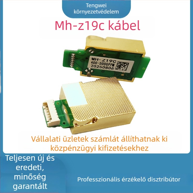 CO2 infravörös gázszenzor MH-Z19C/MH-Z19B, 400–5000 ppm