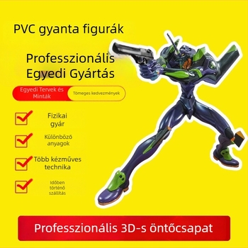 Testreszabható PVC-gyanta figura, rajzfilm-stílusú dísz