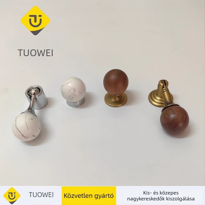 Antik bronz színű szekrényajtó fogantyúk, vintage kerek gömbfejjel, szekrényekhez és gardrobokhoz