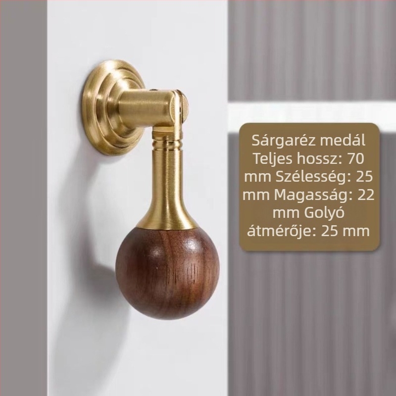 Antik bronz színű szekrényajtó fogantyúk, vintage kerek gömbfejjel, szekrényekhez és gardrobokhoz