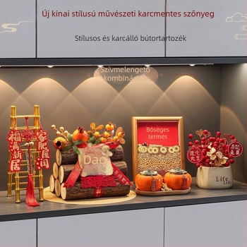 Bőséges aratás motívumos dekoratív figurák készlet új otthonhoz, költözési dekoráció, ajándék 2024
