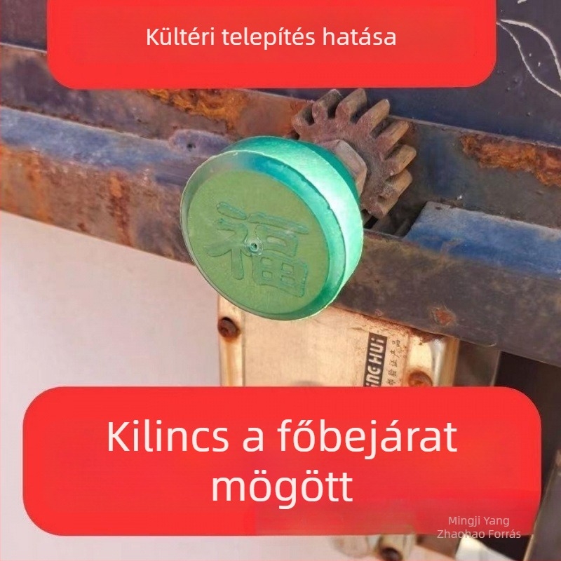 Régi stílusú ajtózár rozsdamentes acélból, gömbölyű fogantyúval