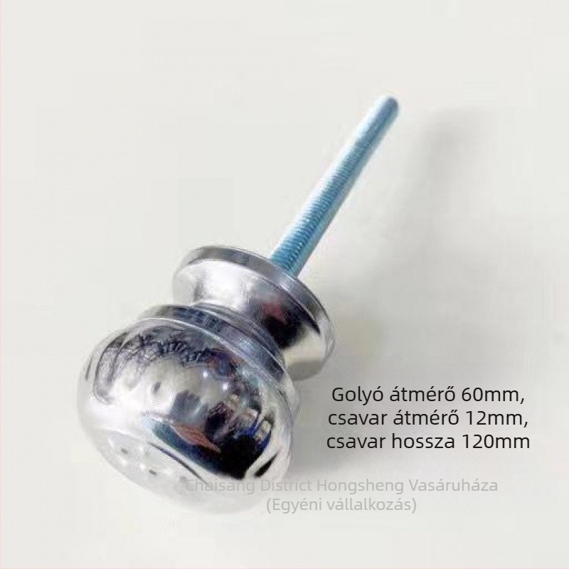 Régi stílusú ajtózár rozsdamentes acélból, gömbölyű fogantyúval