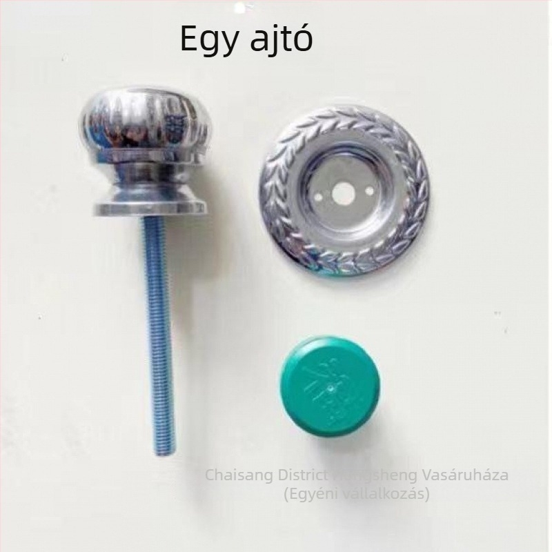 Régi stílusú ajtózár rozsdamentes acélból, gömbölyű fogantyúval