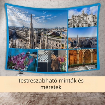 Instagram-stílusú hátteretapéta nappalihoz és hálószobához – téglalap alakú falidísz születésnapra