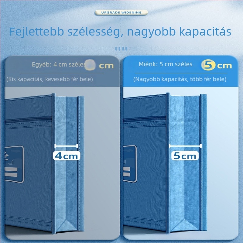 Két rétegű vászon diák táska, nagy kapacitású, cipzáras tároló