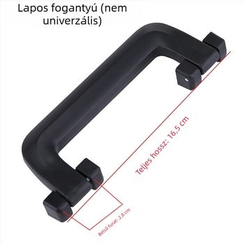 Alumínium keretes poggyászfogantyú – cserélhető fogantyú lassú visszatérési mechanizmussal