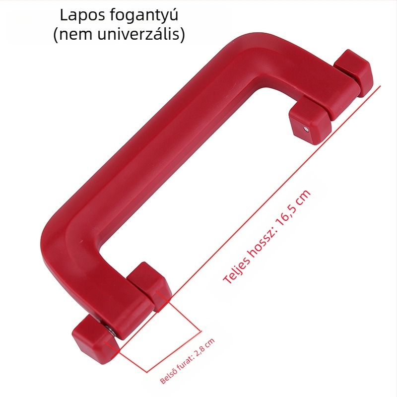Alumínium keretes poggyászfogantyú – cserélhető fogantyú lassú visszatérési mechanizmussal
