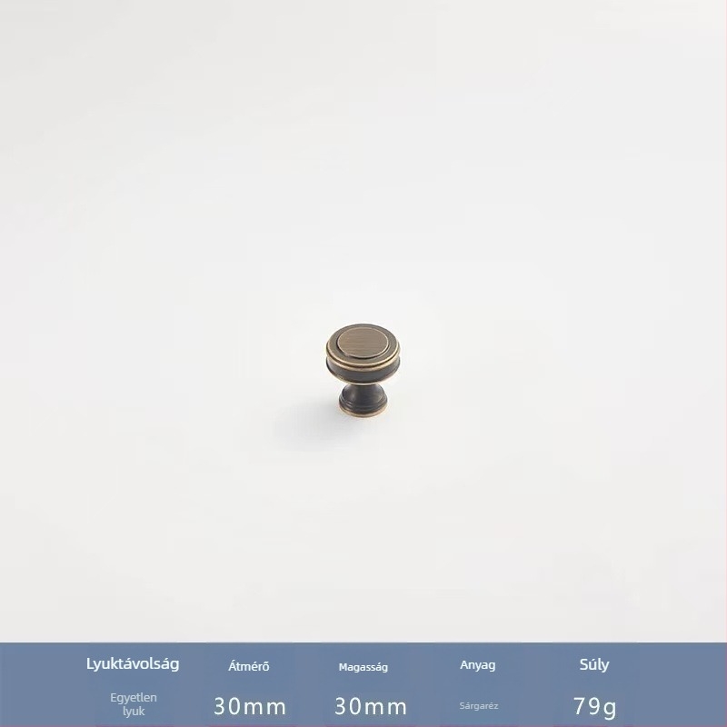 Aranyszínű sárgaréz fogantyú szekrényhez és fiókhoz, minimalist design, új kínai stílus