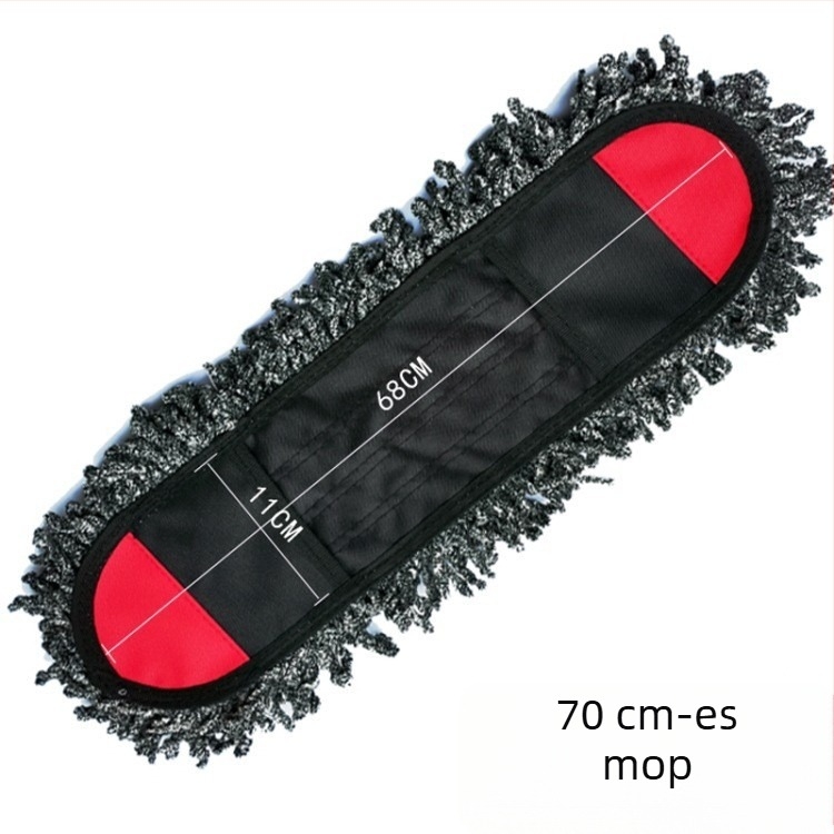 Magas minőségű összecsukható lapos mop készlet otthoni használatra, 90 cm-es nagy méretű mop szállodai tisztításra, pamutfonalú mop
