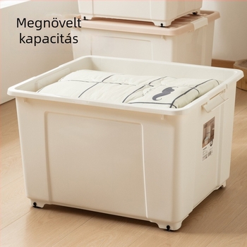 Játék- és ruhatároló dobozok fedéllel, testreszabható logóval – hordozható rendező dobozok hálószobára és otthonra