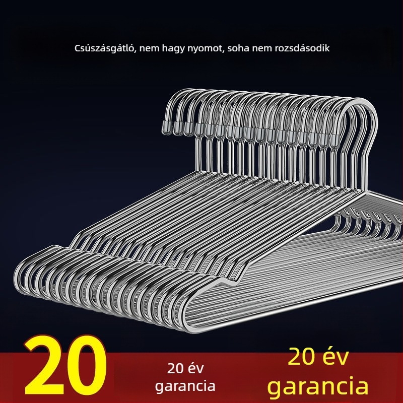 Rozsdamentes acél ruhaszárító – vastagított kivitel felnőtteknek, otthoni ruhatartó és szárító