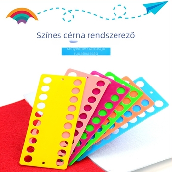 Keresztszemes fonalhuzó tábla, fonal rendező, hímző lemez, színek változóak