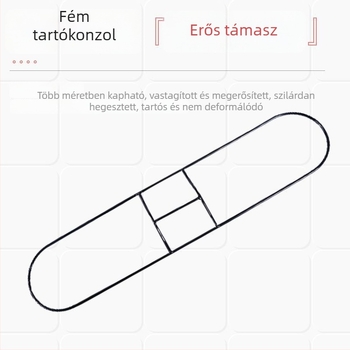 Mop tartozékok: vastagodott egytengelyes rúd, forgó befogó, vas keret, porkeret, mop tartó