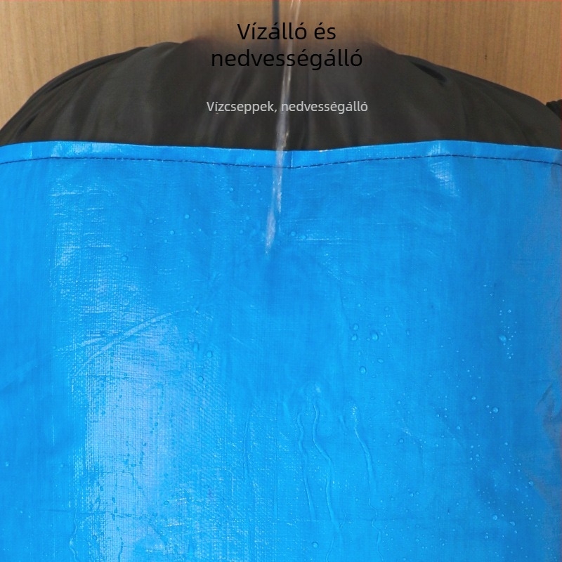 Laminált, vízálló húzószsinóros tasak ruhákhoz és paplanokhoz, nagy méretű, strapabíró szállító és tároló táska