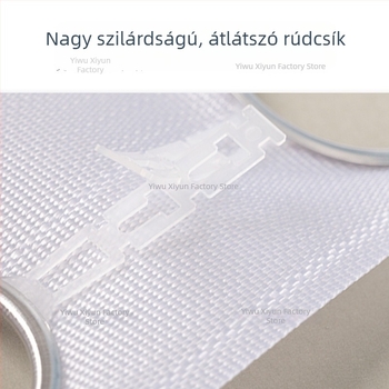 Lyukas függönyzsinór spun zsinórral és római gyűrűvel, vastított textilzsinór kiegészítők