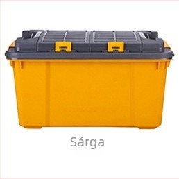 Autó csomagtartó tároló, 55 liter, polipropilén, méretek 58×34×30 cm, egyszerű dizájn, 6 darabos készlet, belső tároló az autóhoz, por- és nedvességálló.