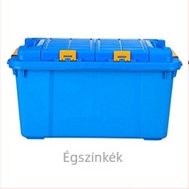 Autó csomagtartó tároló, 55 liter, polipropilén, méretek 58×34×30 cm, egyszerű dizájn, 6 darabos készlet, belső tároló az autóhoz, por- és nedvességálló.