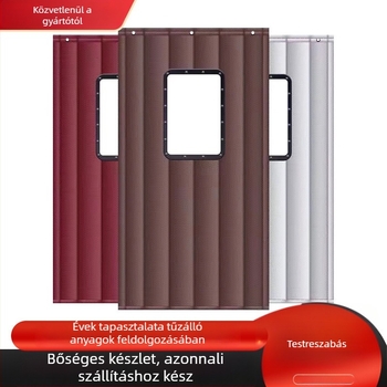 Sűrű, hőszigetelt ajtófüggöny hálószobához – zajcsökkentés, helyiségválasztó, hőmegtartás