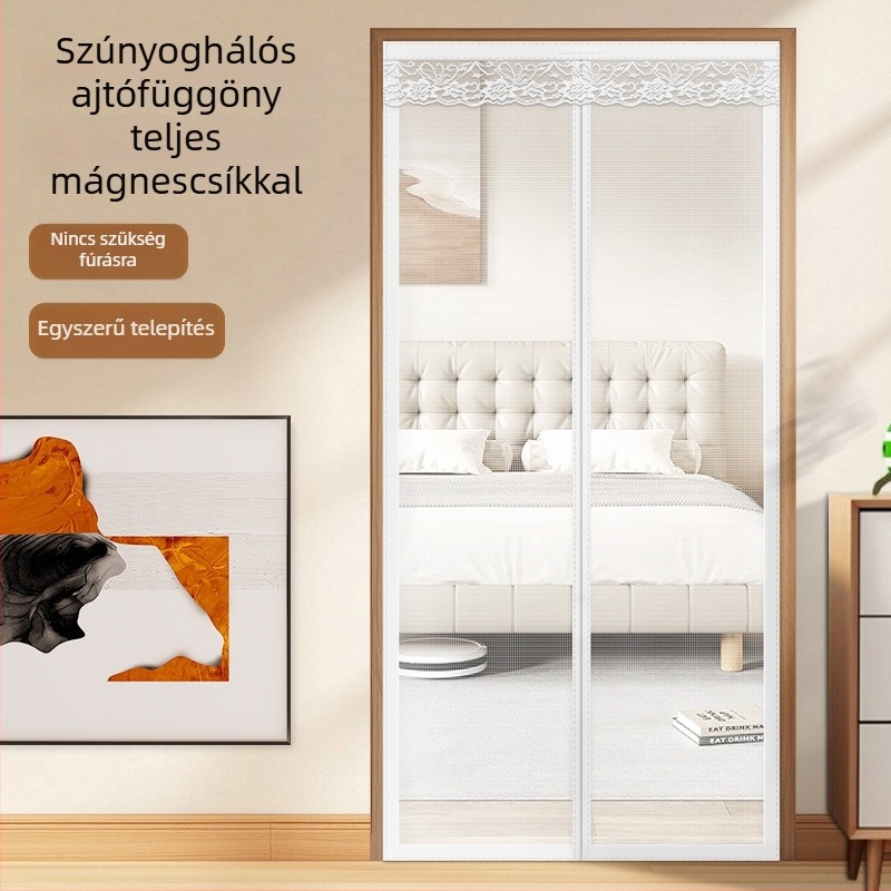 Egyedi otthoni textil ajtófüggönyök, hálós képernyők és asztali alátétek a tervei és mintái alapján.