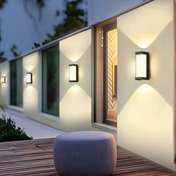 Kültéri LED fali lámpa — vízálló, modern kínai stílus, villa, udvar, folyosó és erkély számára.